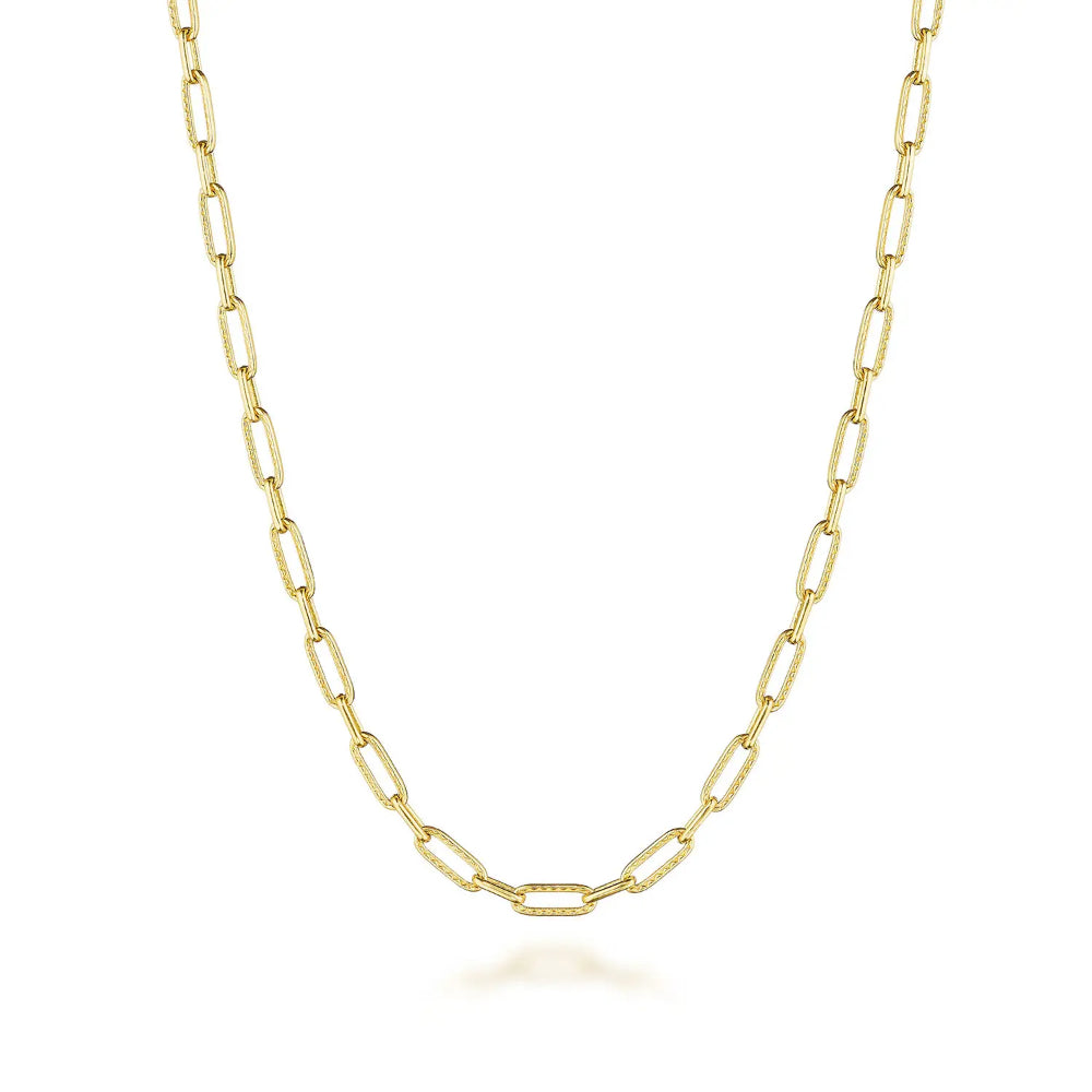 18k Yellow Gold Tacori Allure Petite Link Necklace - Elegant Design
