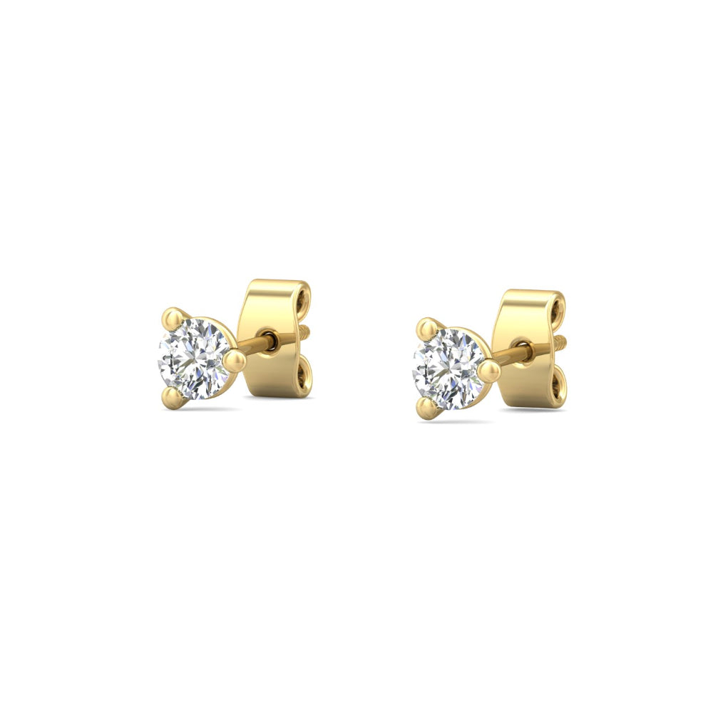 Smyth 18k Gold and Diamond Classic Stud Earrings - Exquisite Jewelry Pieces