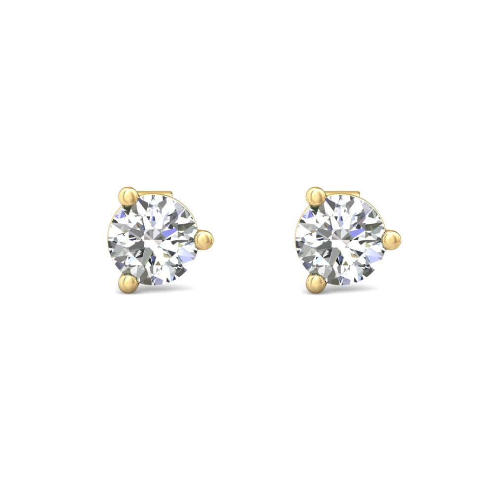 Smyth 18k Gold and Diamond Classic Stud Earrings - Exquisite Jewelry Pieces