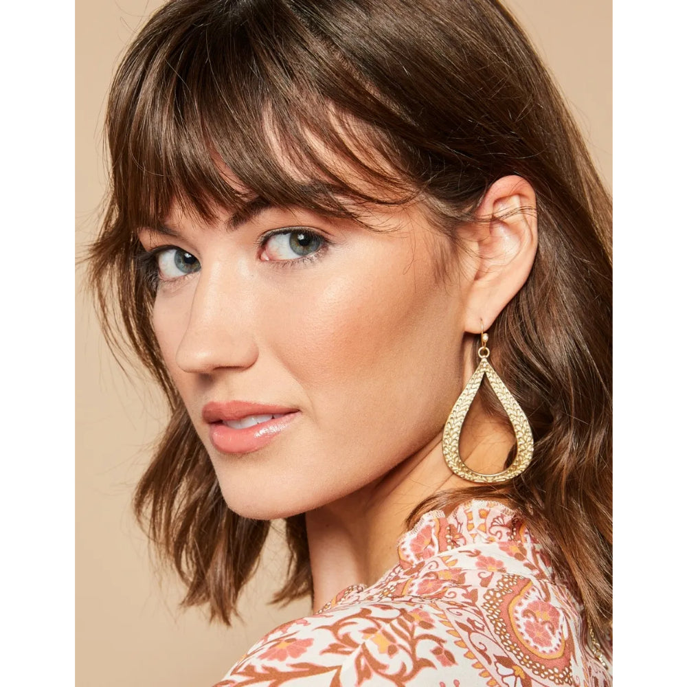 Exquisite 18 KT Gold Plated Spartina Penelope Earrings for a Charming Look
