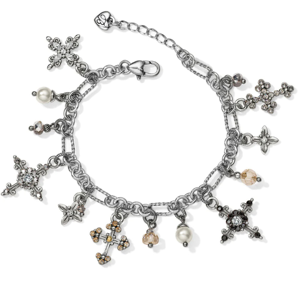 Worldwide Crosses Inspired Brighton Charm Bracelet for Women