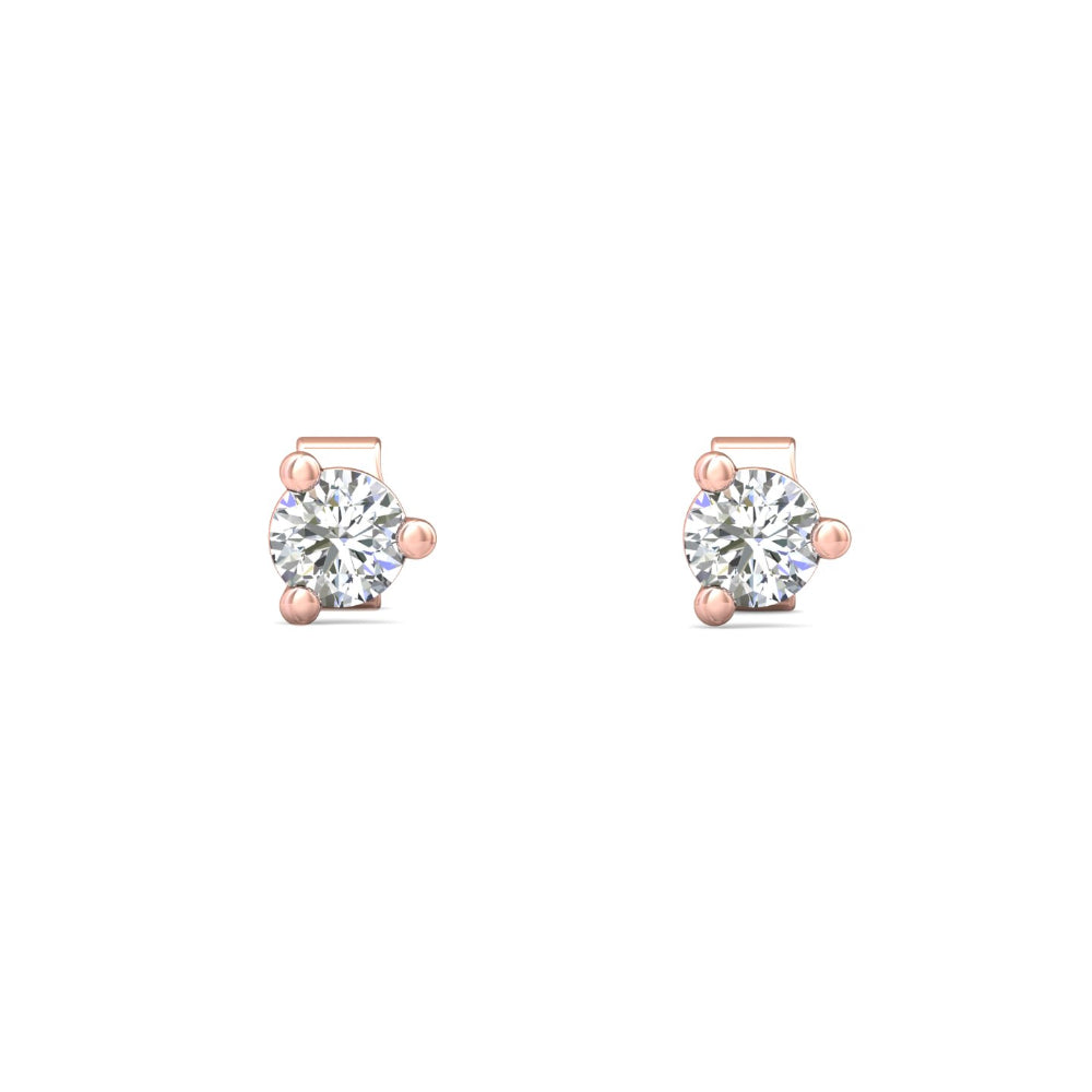 Smyth 18k Gold and Diamond Classic Stud Earrings - Exquisite Jewelry Pieces