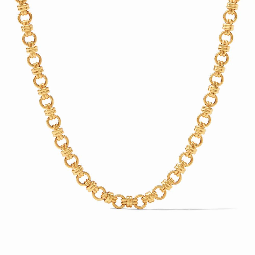 Julie Vos 24K Gold Plated Esme Link Necklace for Daily Wear