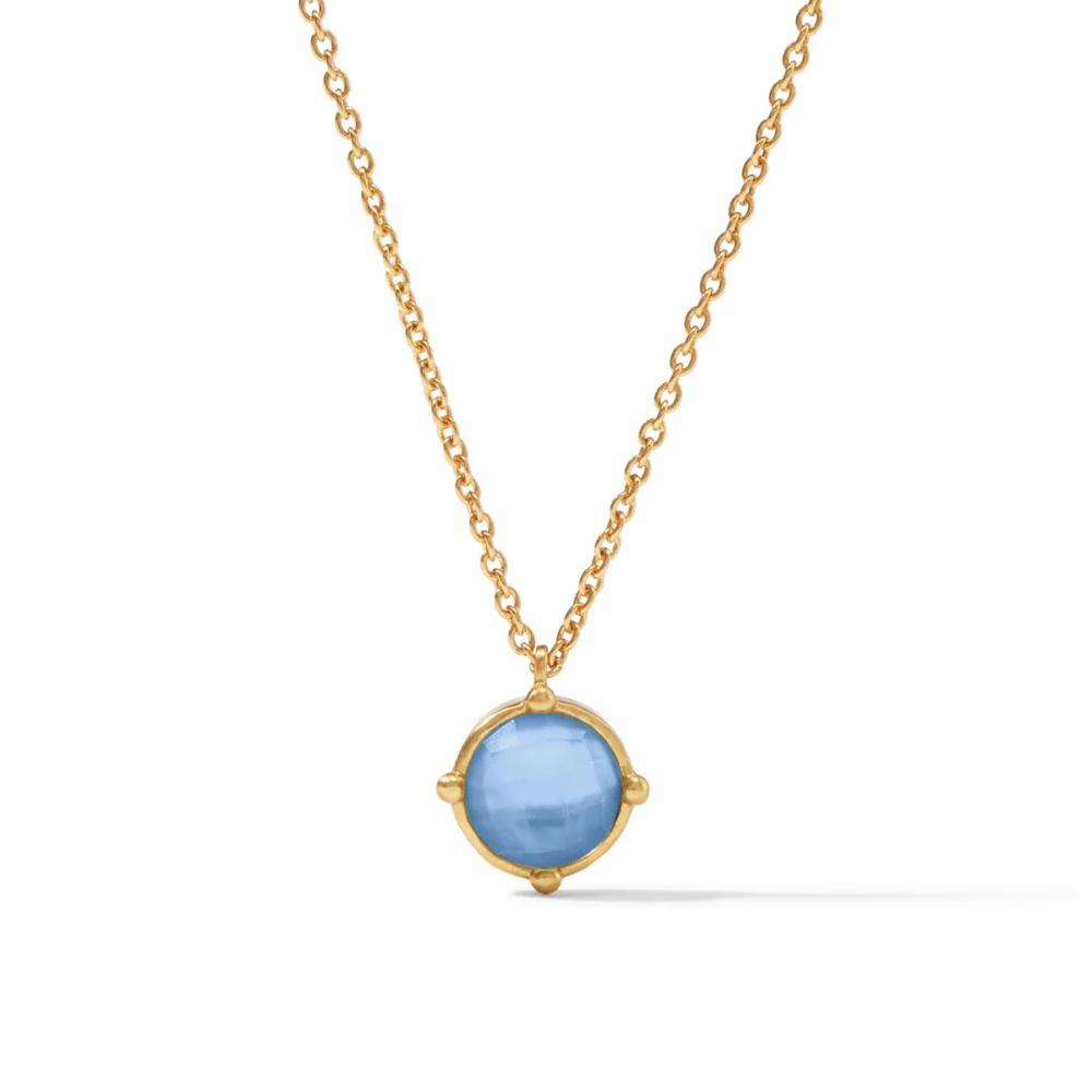 Julie Vos Adjustable Honeybee Solitaire Necklace with 24K Gold Plate