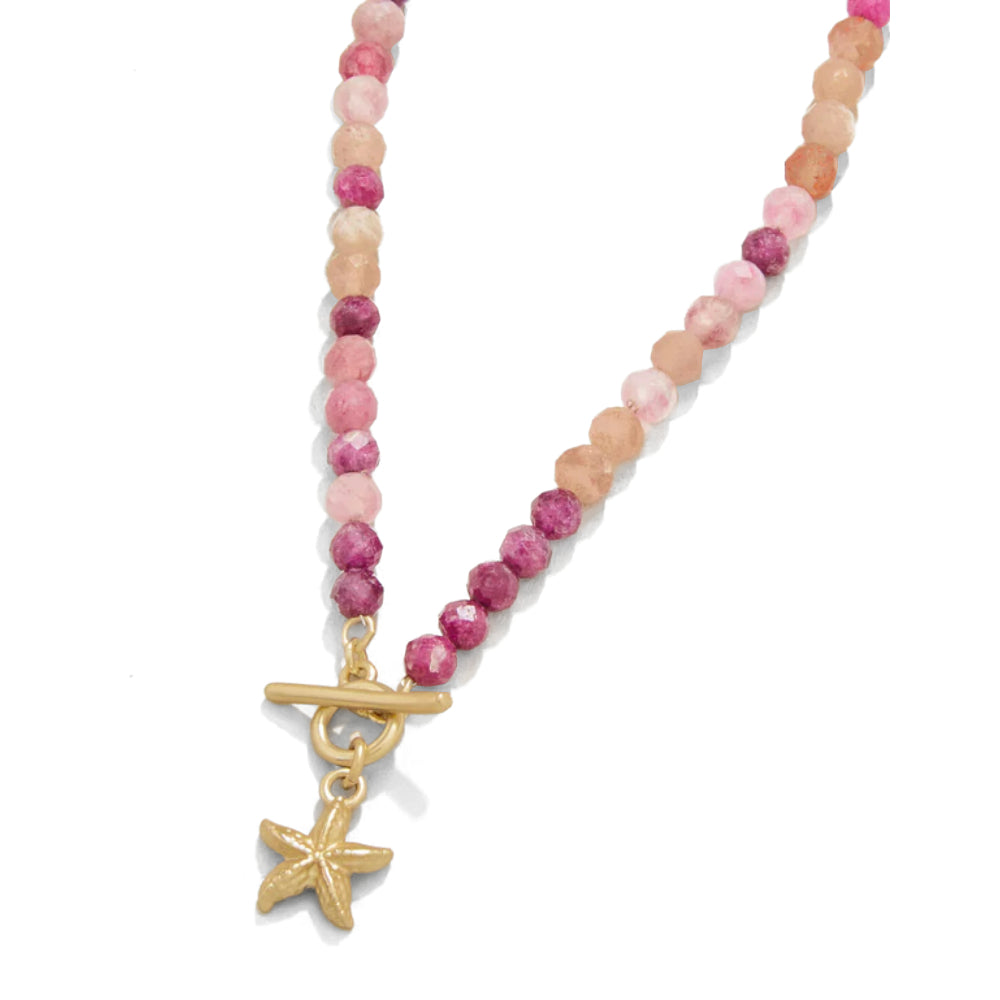 17-Inch Spartina Calm Waters Necklace with 18kt Matte Gold Plating
