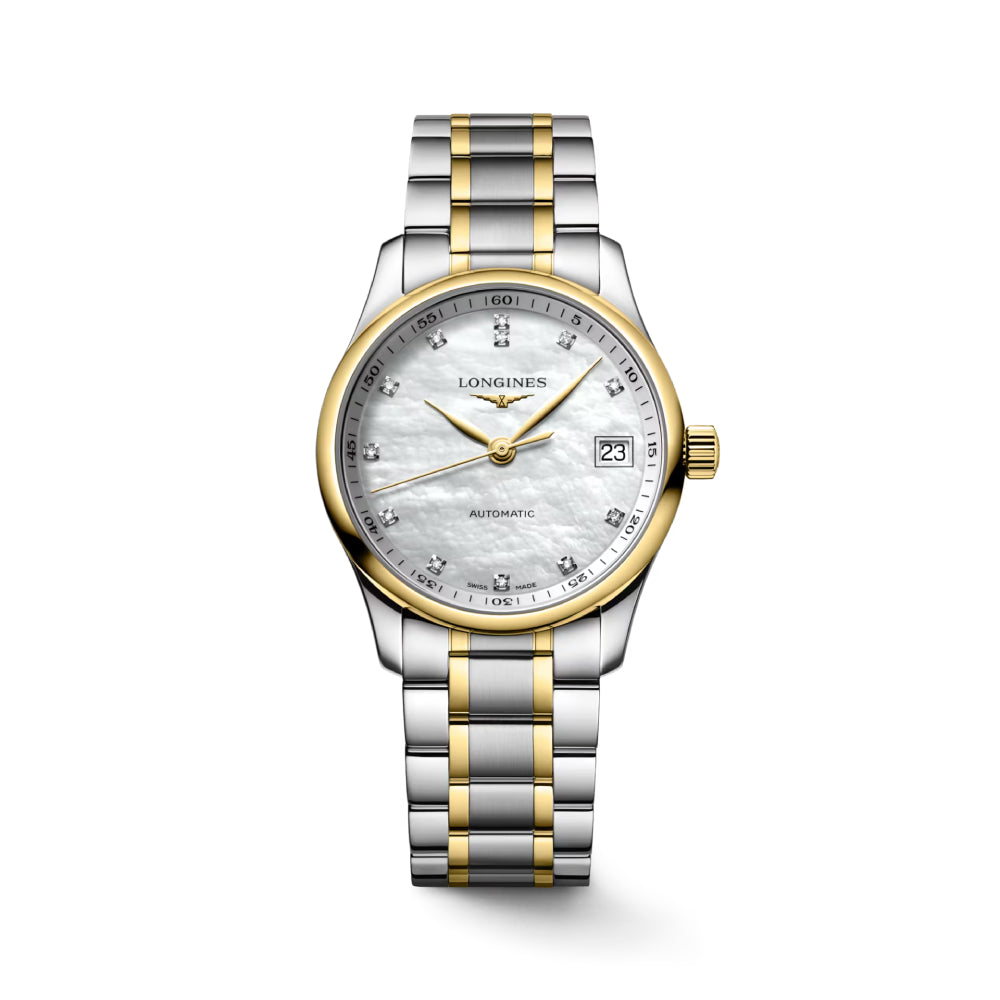 34mm Longines Master Collection Two-Tone Diamond Automatic Watch