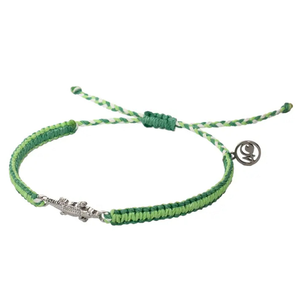 4Ocean American Alligator 'Respect the Locals' Handmade Bracelet for Both Men and Women