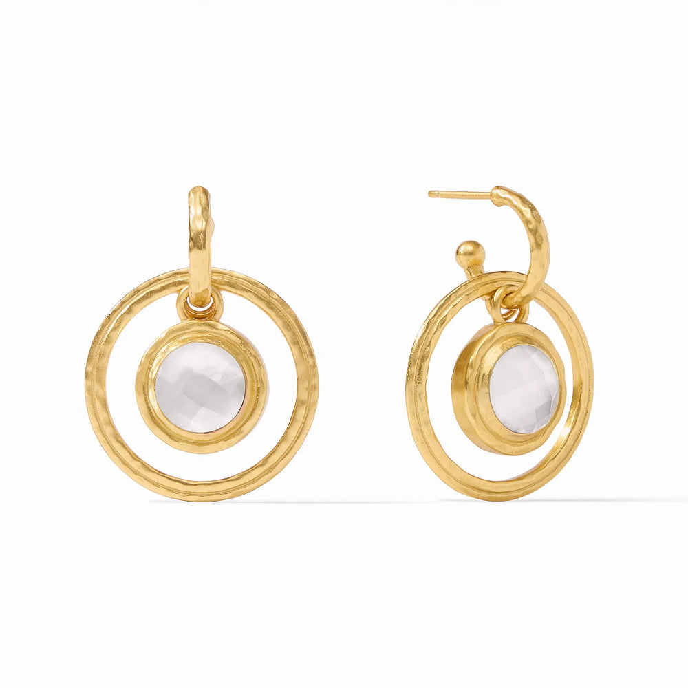 Julie Vos 24k Gold Plated 6-in-1 Astor Charm Earrings