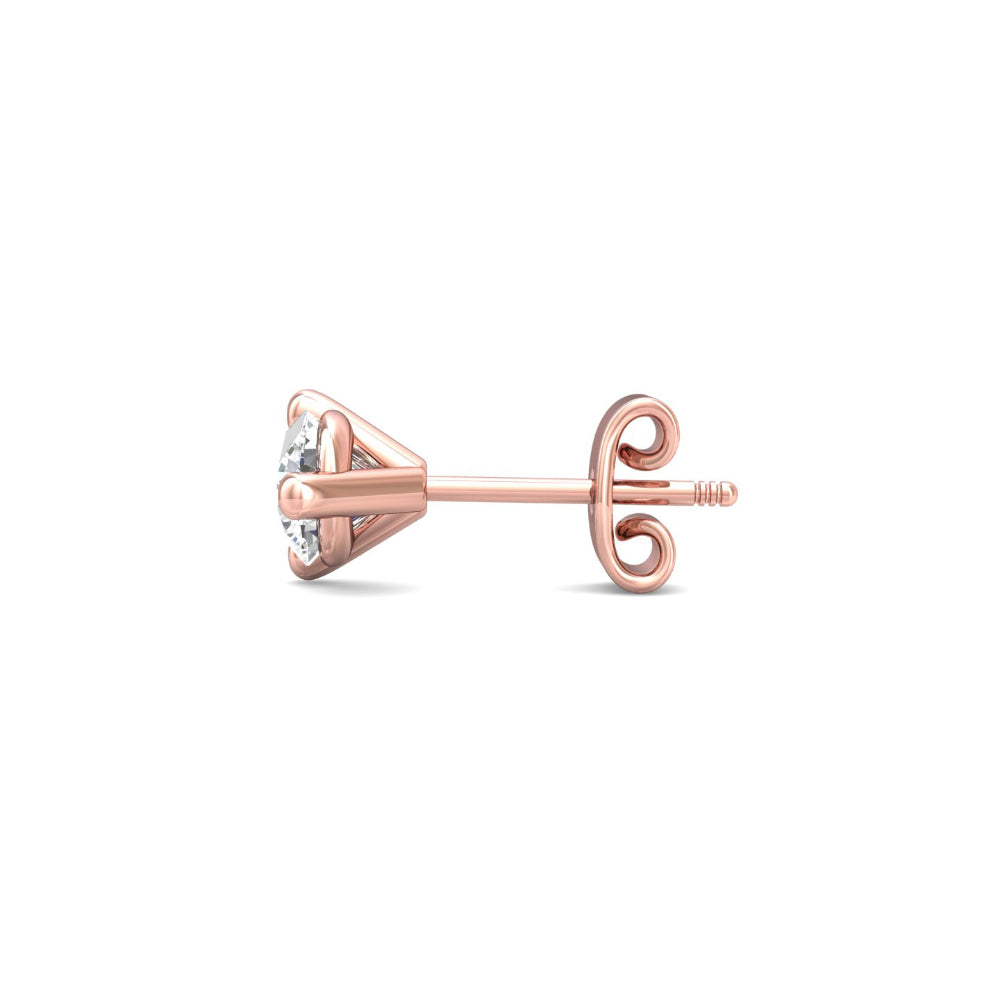 Smyth 18k Gold and Diamond Classic Stud Earrings - Exquisite Jewelry Pieces