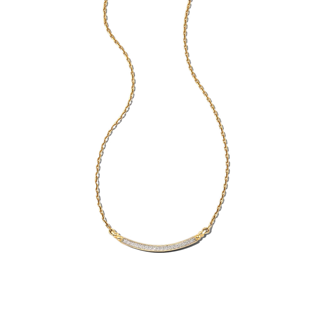 Kendra Scott 14k Gold Ott Pendant Necklace with White Diamonds
