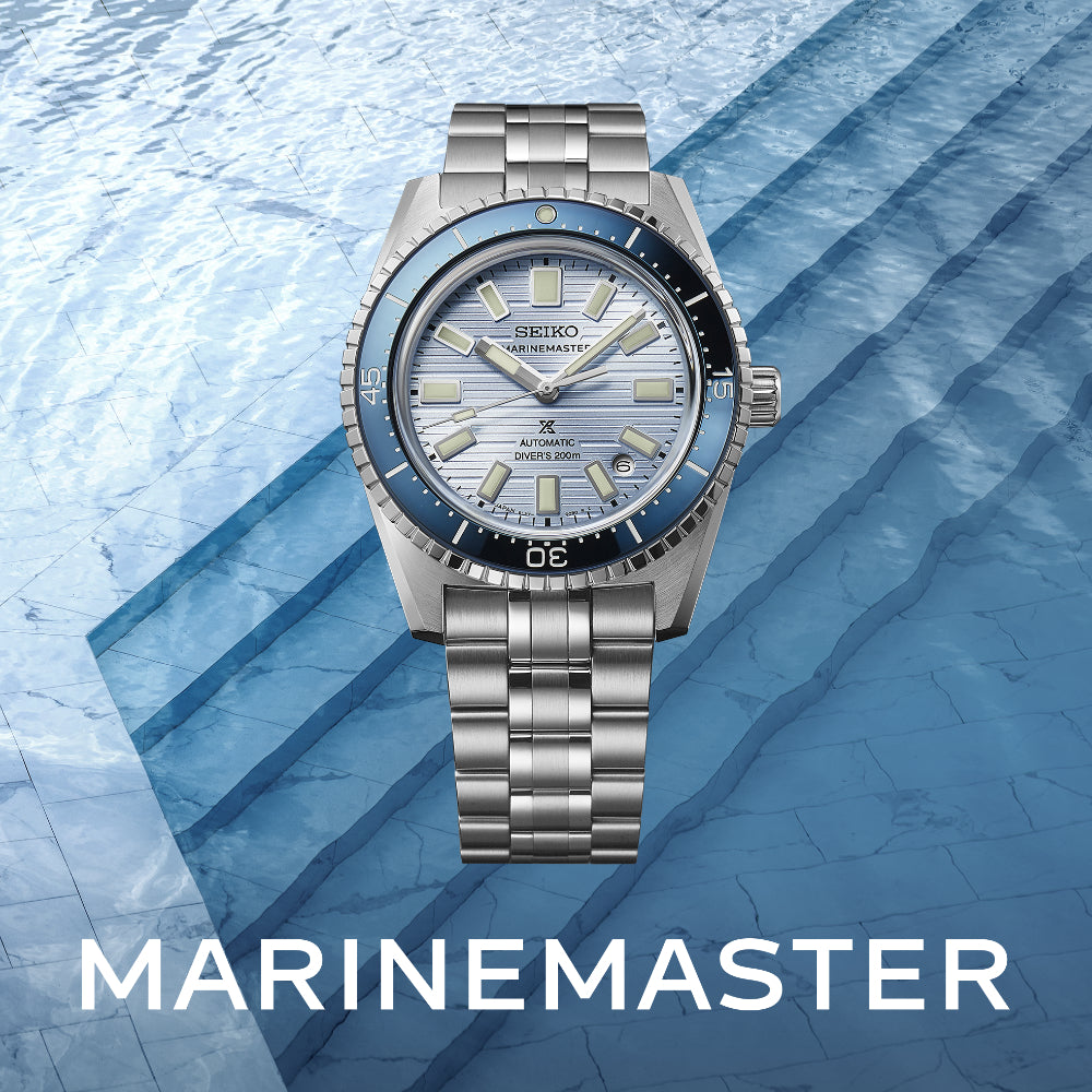 Seiko Prospex Marinemaster Automatic Watch - Light Blue Dial, SJE099