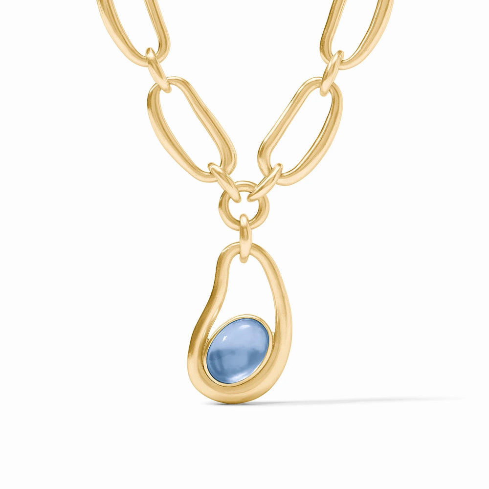 Julie Vos Fashionable Wave Design Statement Necklace for Women