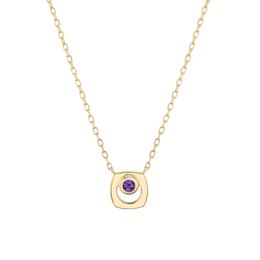 Michael M Customizable Birthstone Pendant Necklace for Personalized Style