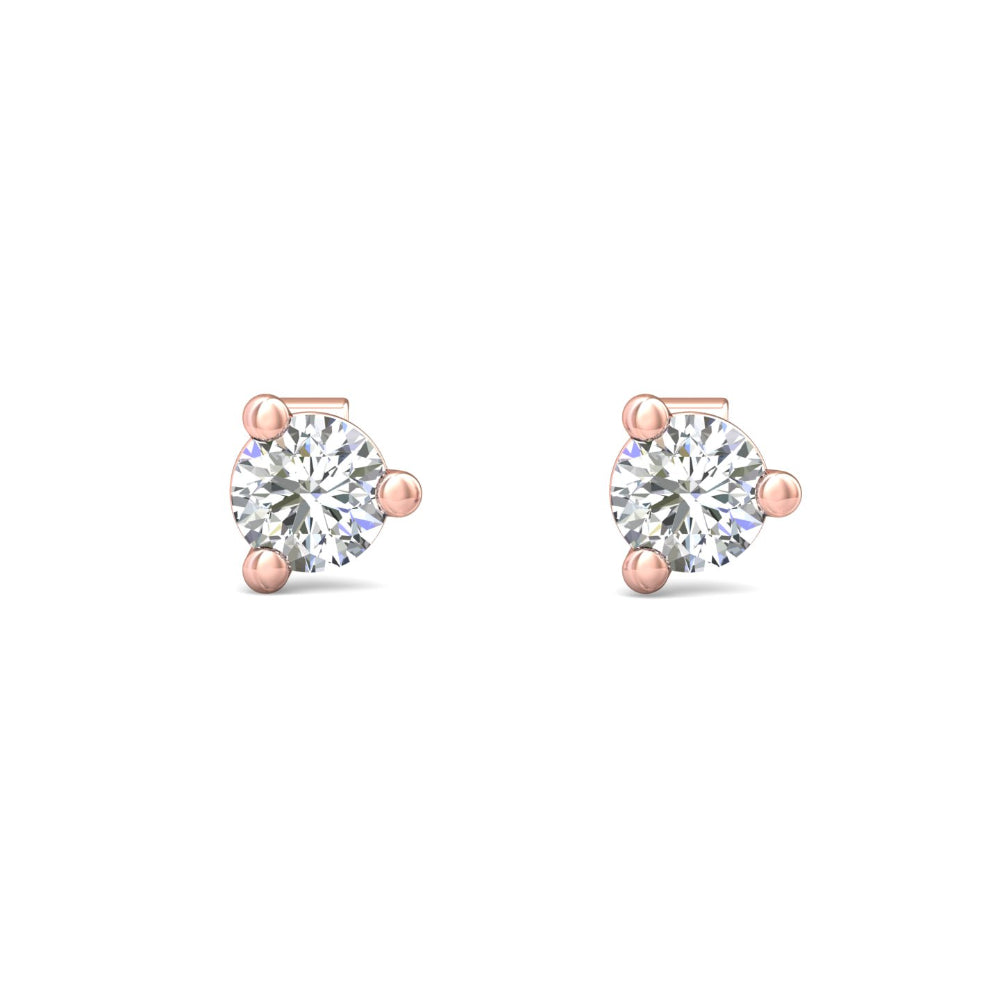 Smyth 18k Gold and Diamond Classic Stud Earrings - Exquisite Jewelry Pieces
