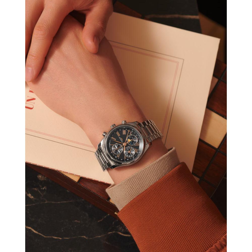 Longines 40mm Automatic Chronograph Moonphase Watch from Master Collection