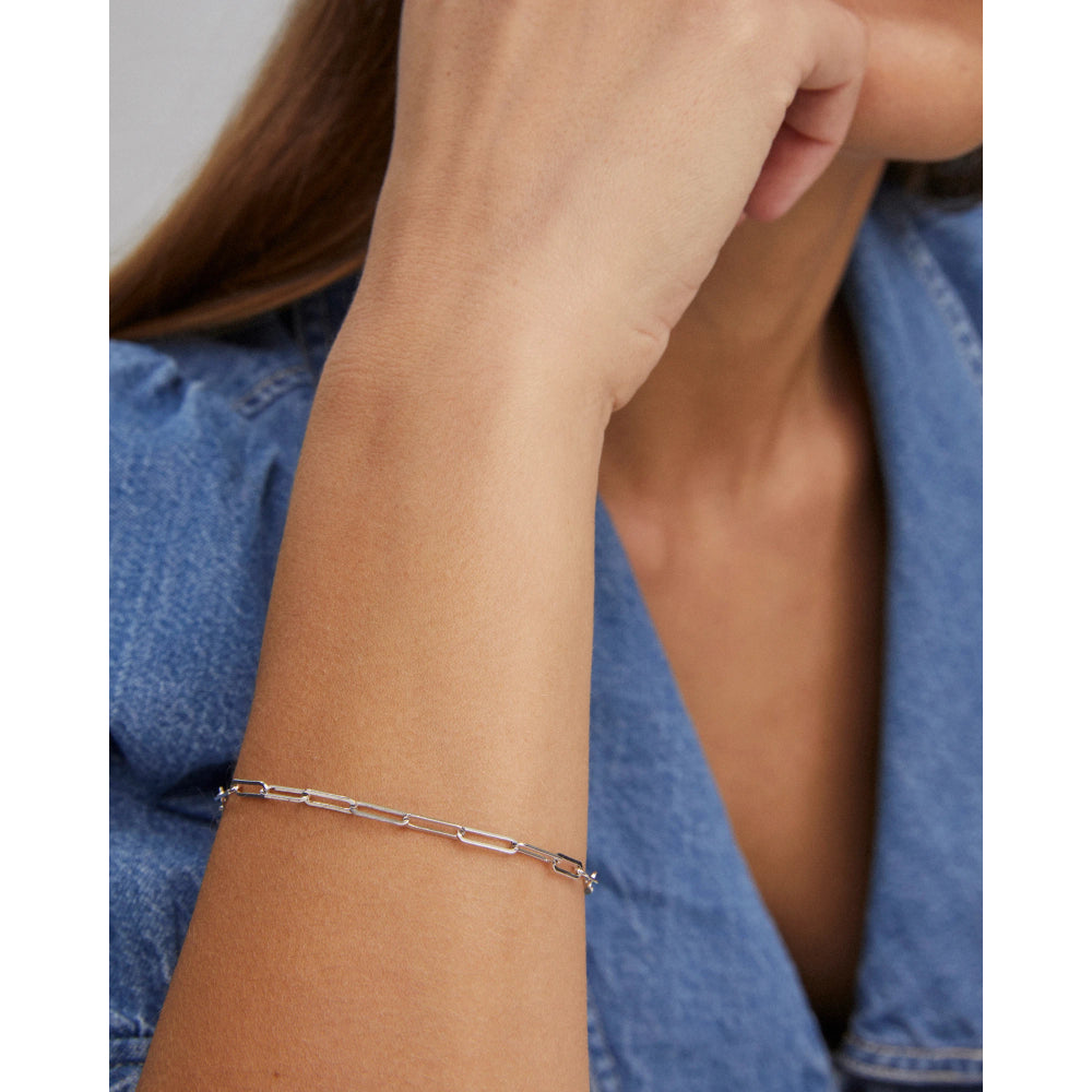 Kendra Scott Gold or Rhodium Courtney Paperclip Fashion Bracelet