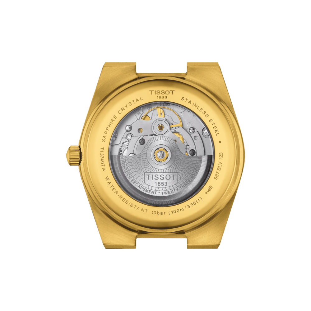 Tissot 40mm Gold-Tone PRX Powermatic 80 Automatic Watch with Modern Features