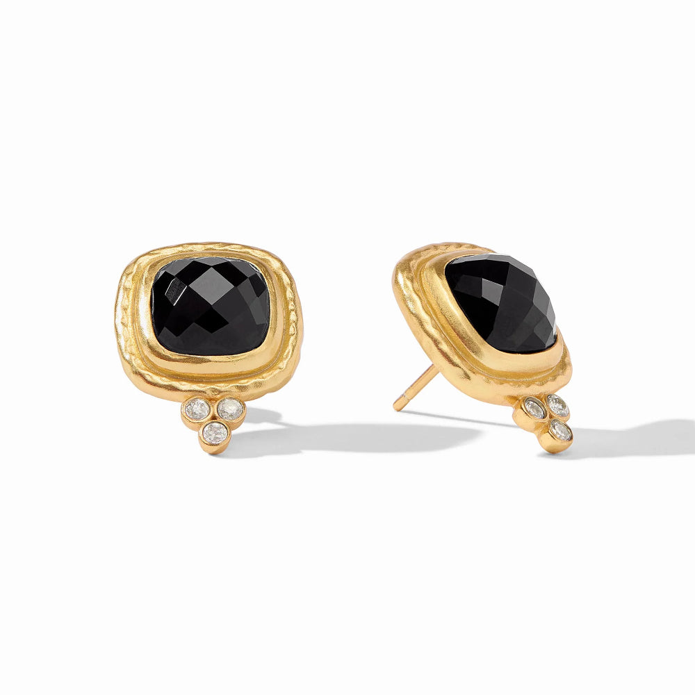 Julie Vos Elegant Tudor Stud with 24k Gold Plate