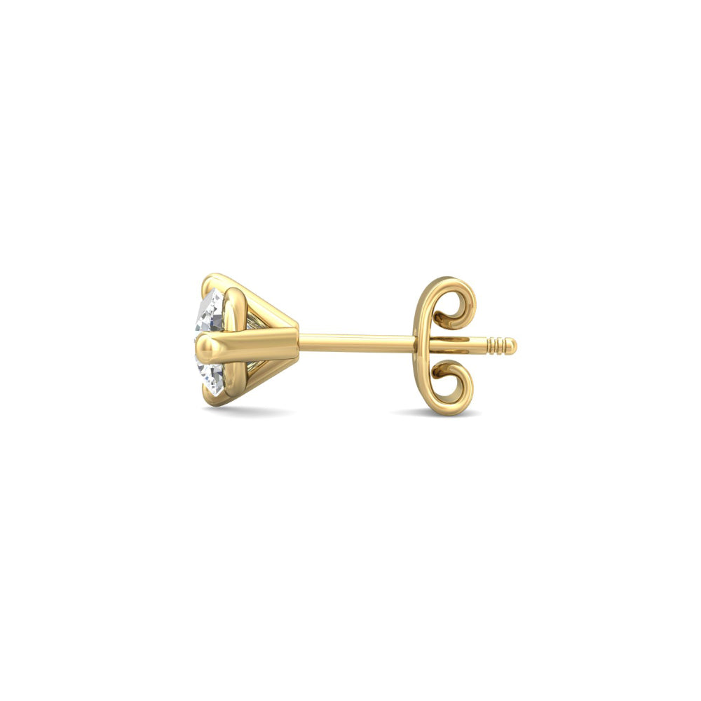 Smyth 18k Gold and Diamond Classic Stud Earrings - Exquisite Jewelry Pieces