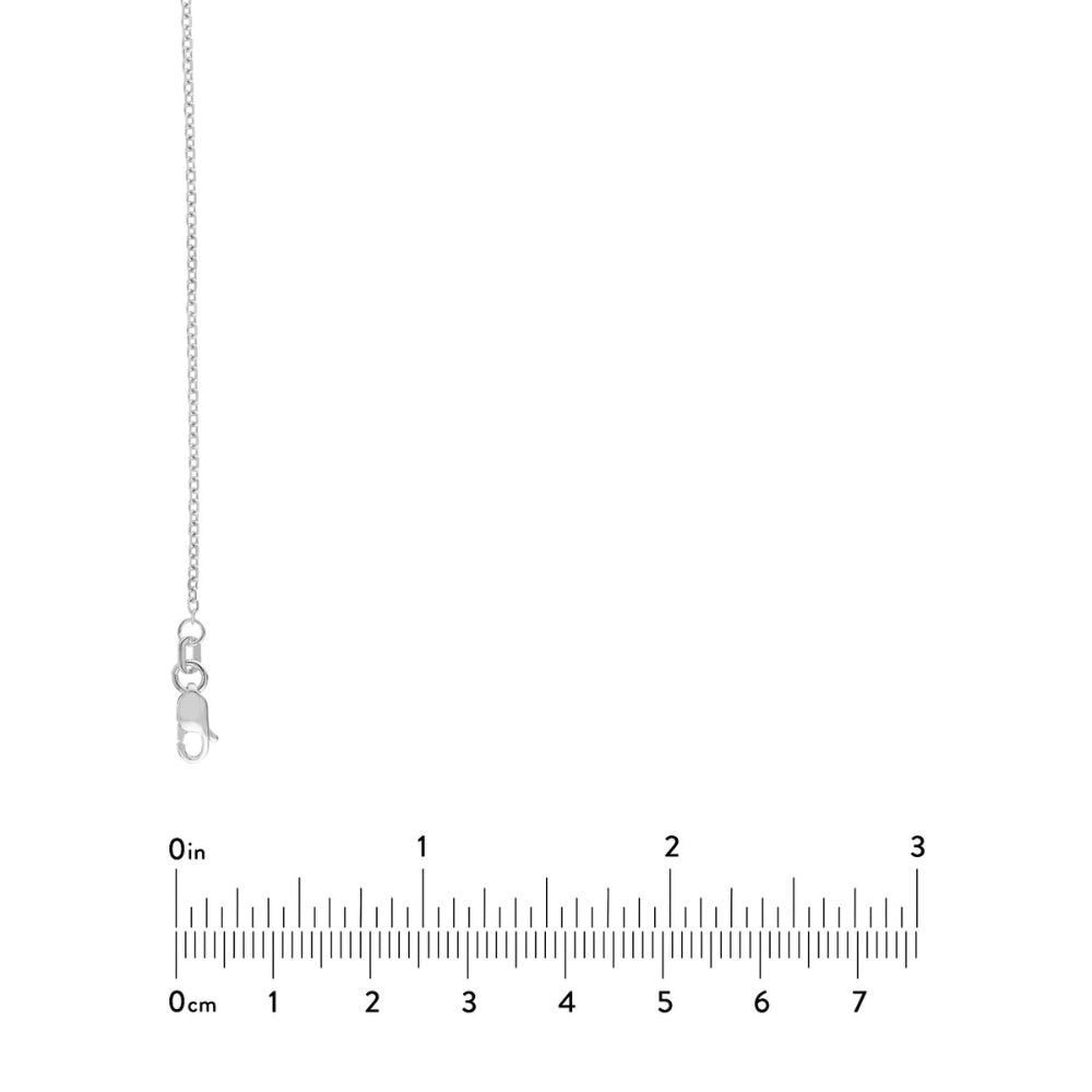 18-Inch 14k Gold Diamond-Cut Sparkling Cable Chain