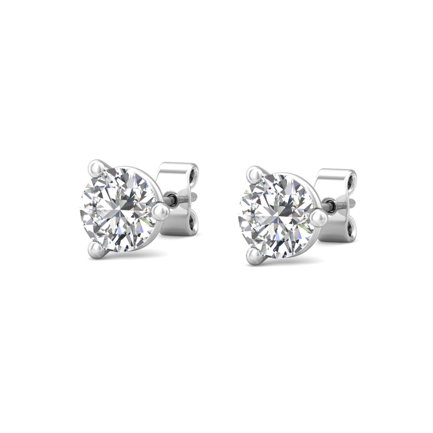Smyth 18k Gold and Diamond Classic Stud Earrings - Exquisite Jewelry Pieces