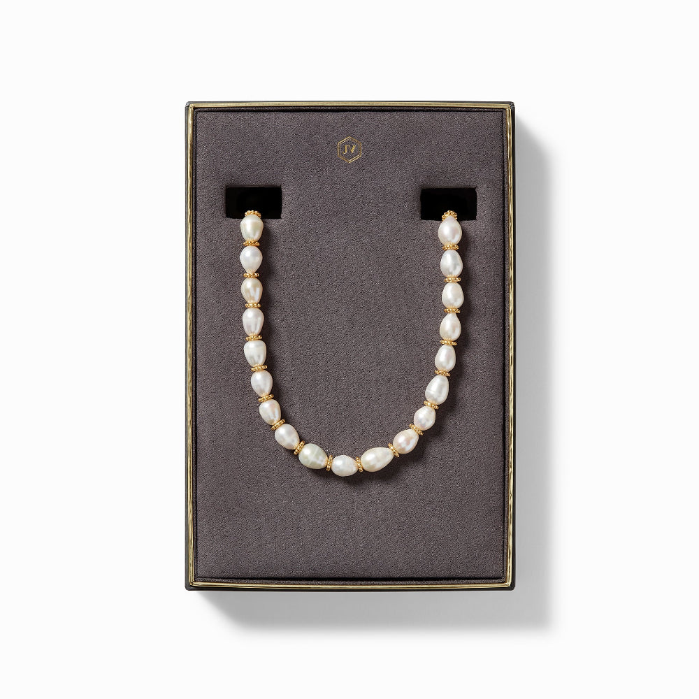Julie Vos Exquisite Marbella Style Pearl and Rondel Necklace for a Seaside Vibe