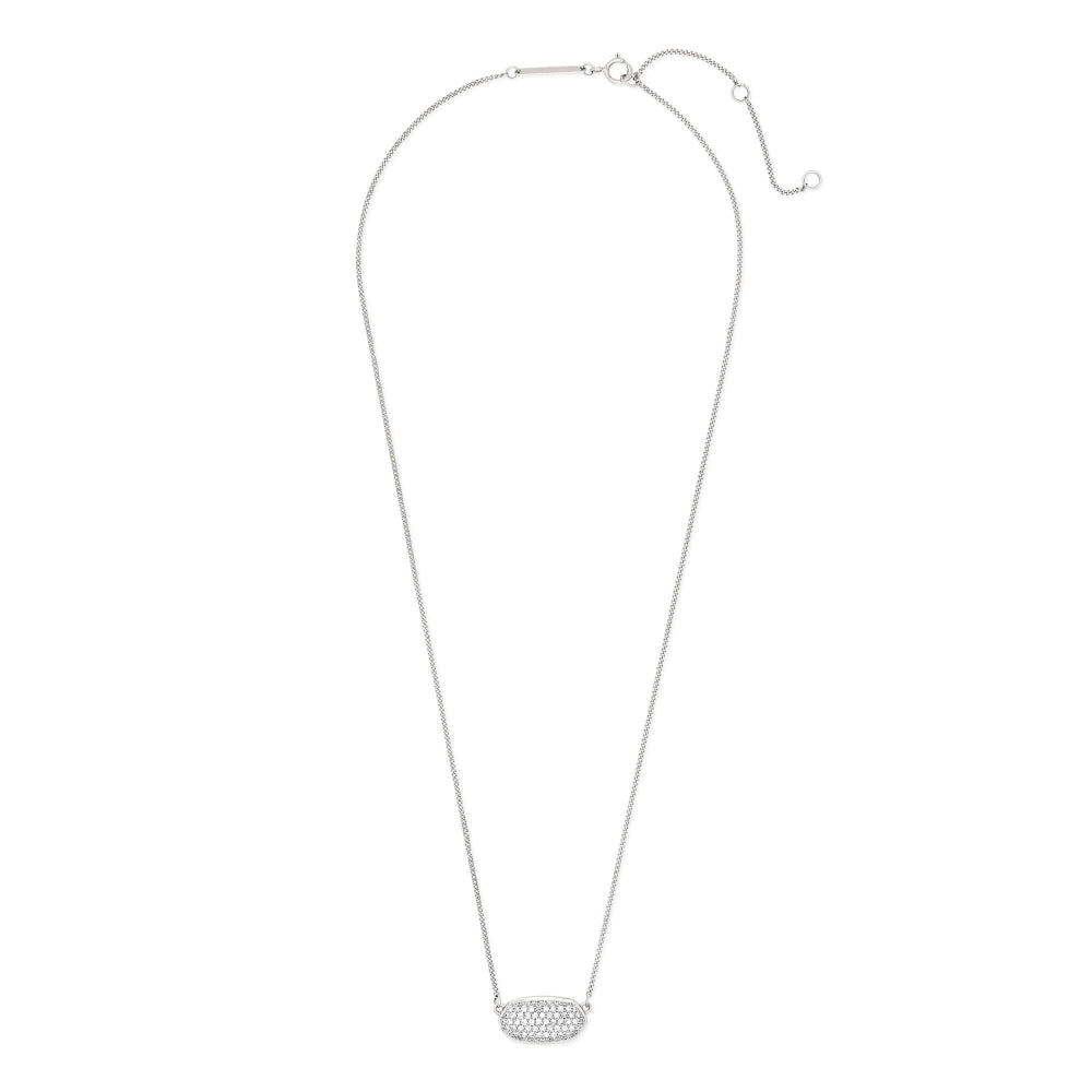 Kendra Scott Elisa 14k Gold Diamond Pendant Necklace with Pave White Diamonds for Timeless Jewelry Statement
