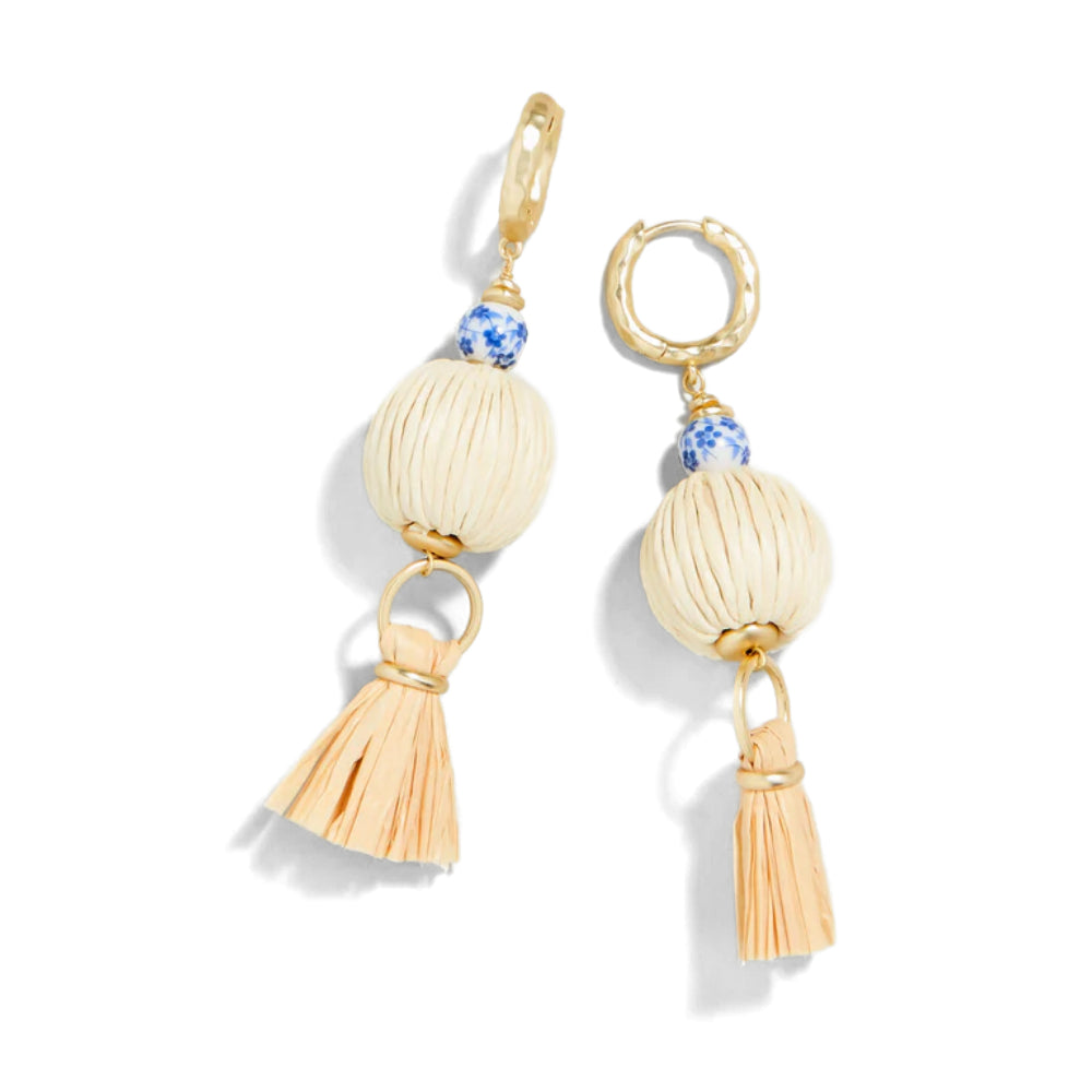 Spartina Summer House Natural and Blue Colorful Earrings for Women