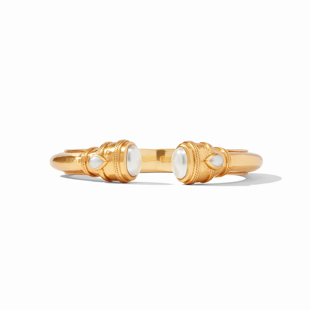 Julie Vos Gorgeous Cannes Demi Cuff with Gemstone Accents