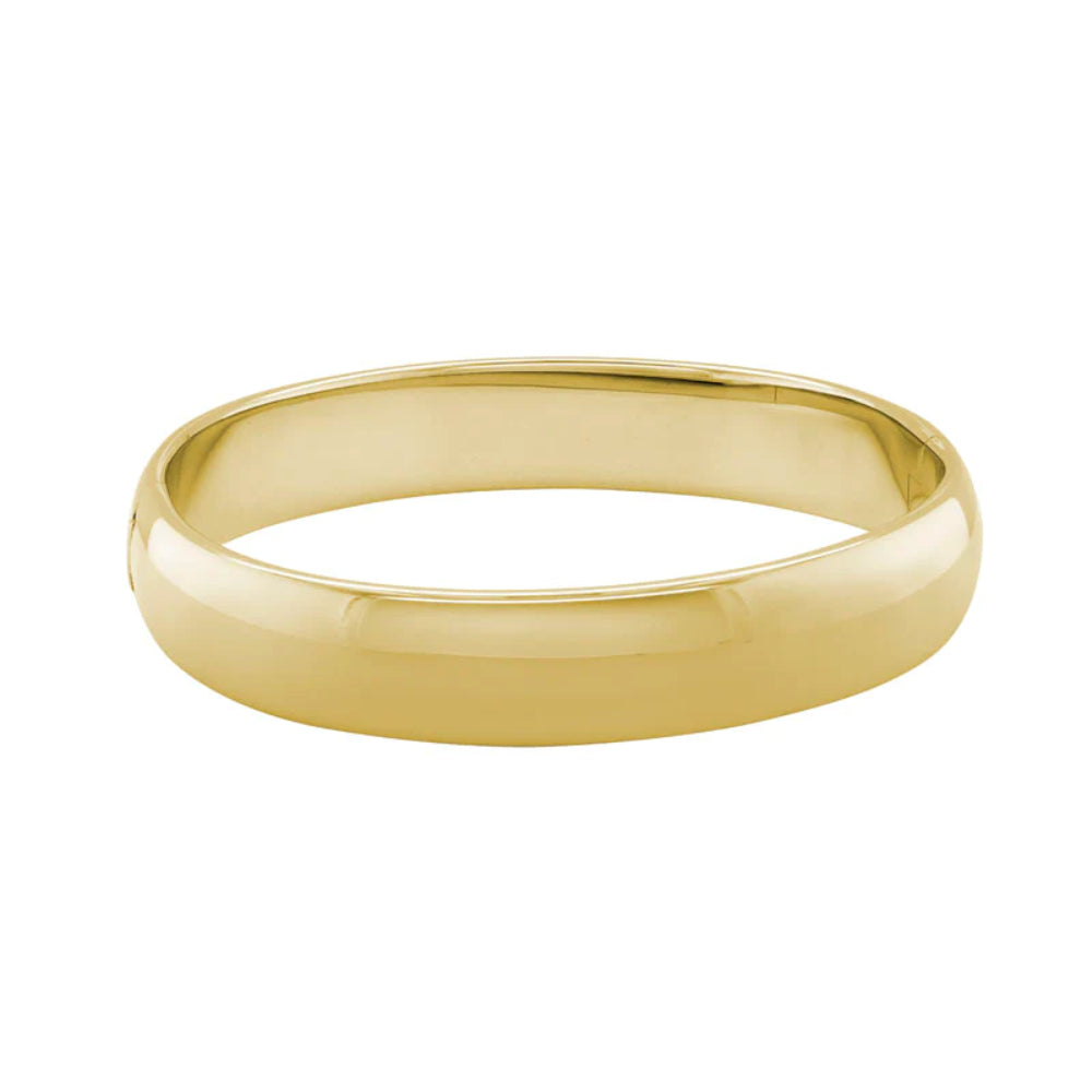 Stunning 14k Yellow Gold Bangle Bracelet for Effortless Elegance