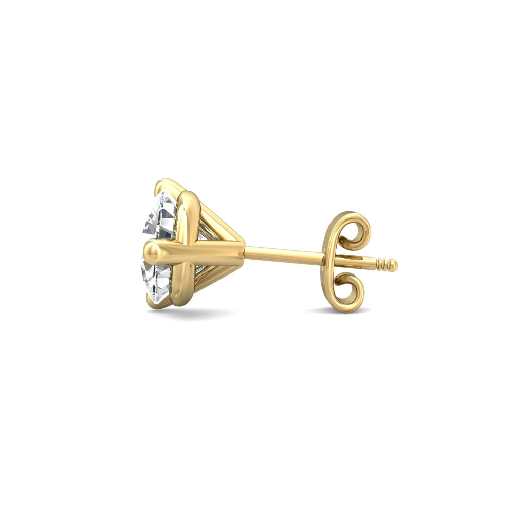 Smyth 18k Gold and Diamond Classic Stud Earrings - Exquisite Jewelry Pieces
