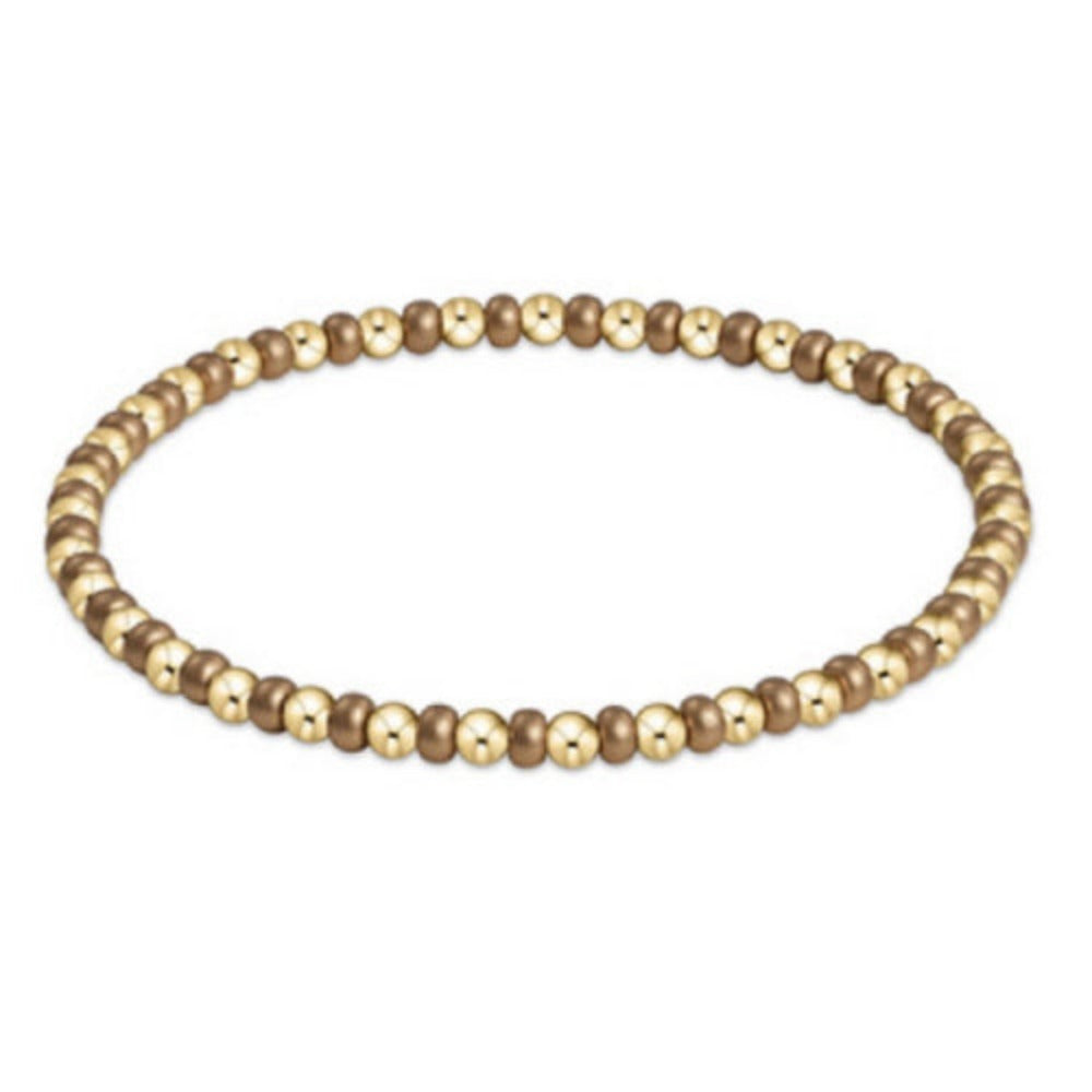 Ennewton 6.25-Inch Gold Luster Gameday Hope and Gratitude Bracelet