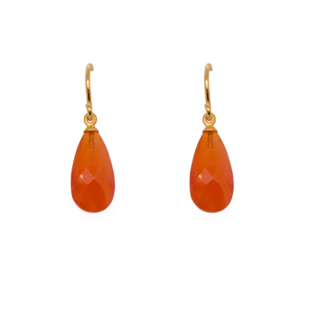 Joyla Exquisite Faceted Gemstone Decorative Signature Wire Earrings for Women