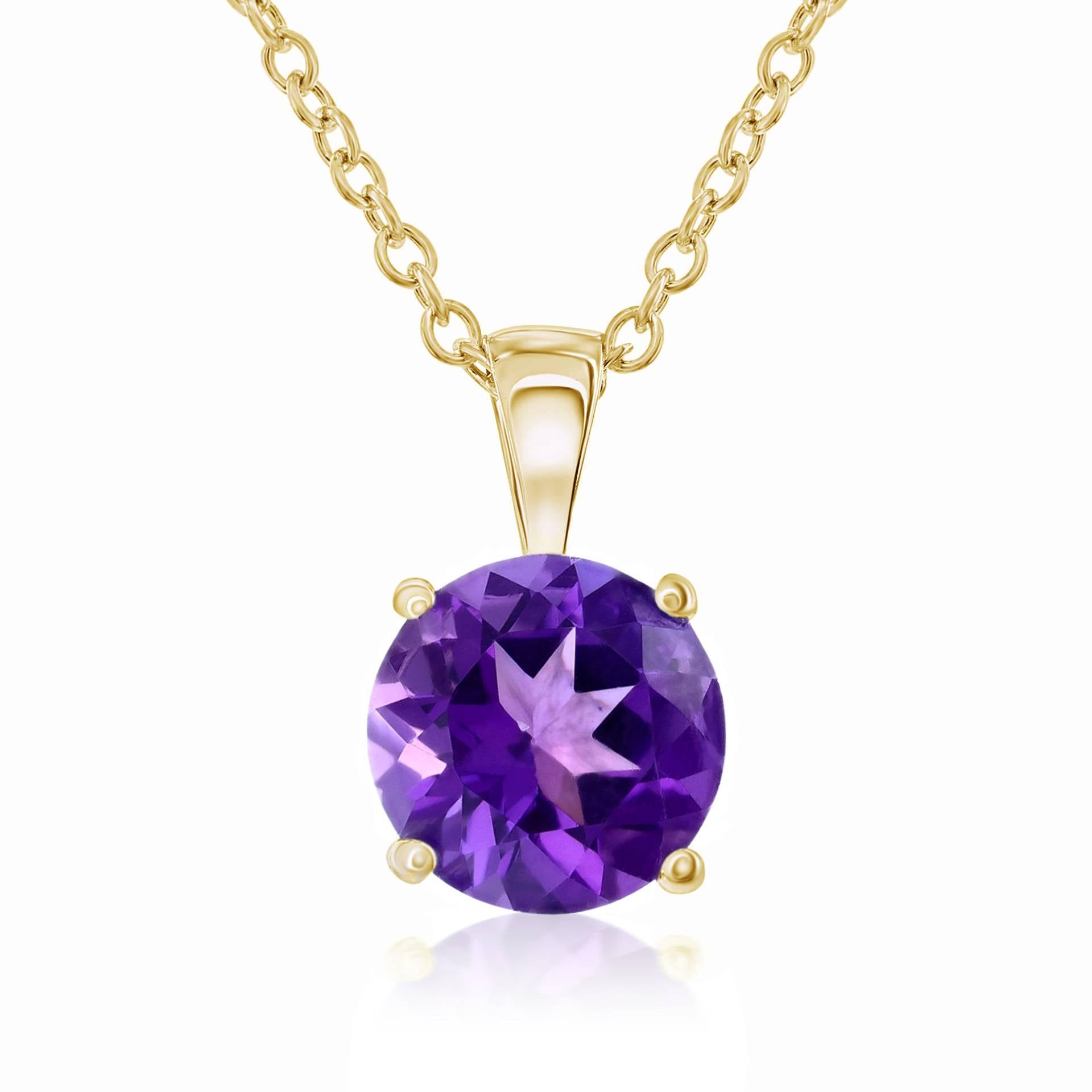 14k Gold Amethyst Pendant Necklace by Smyth Jewelers - A Stunning Jewelry Piece