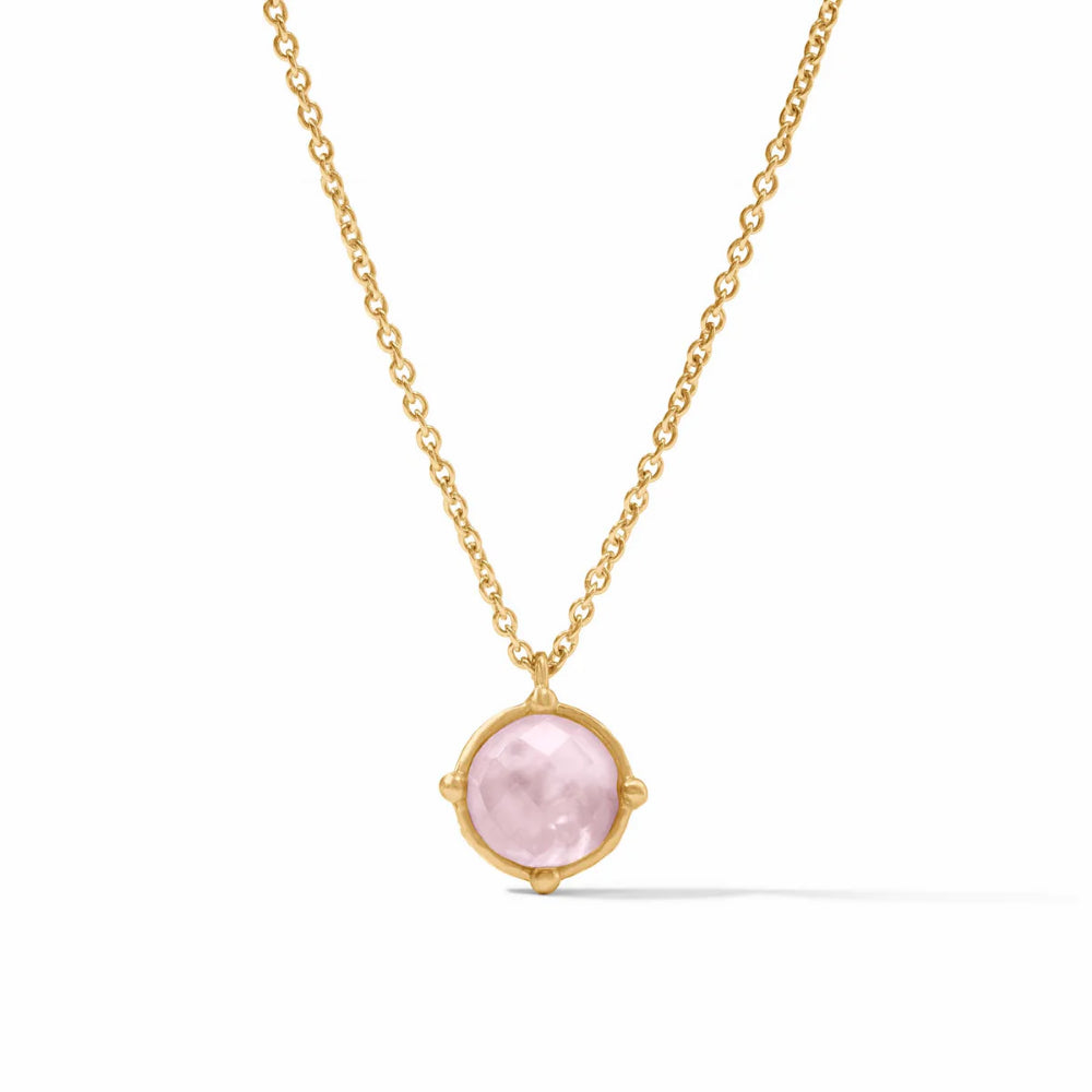 Julie Vos Adjustable Honeybee Solitaire Necklace with 24K Gold Plate