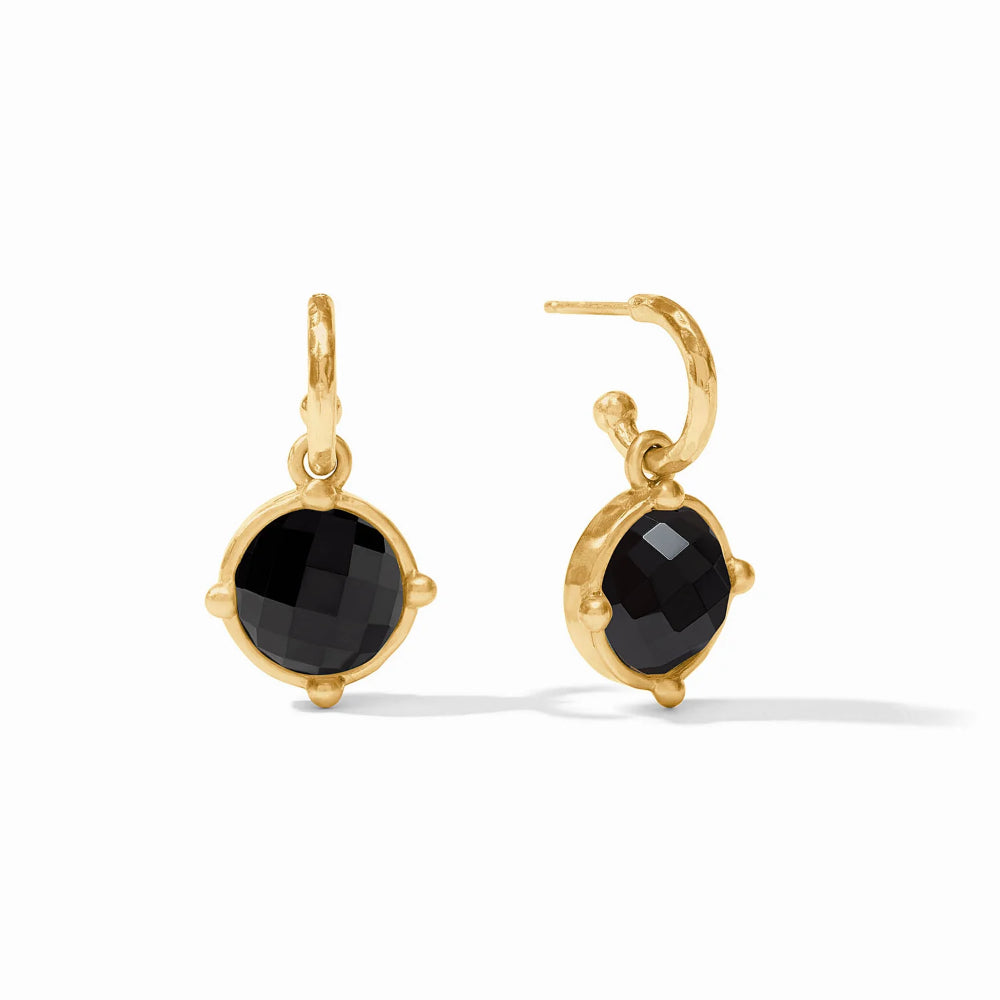 Julie Vos Fashionable Honeybee Hoop and Charm Earrings for Women