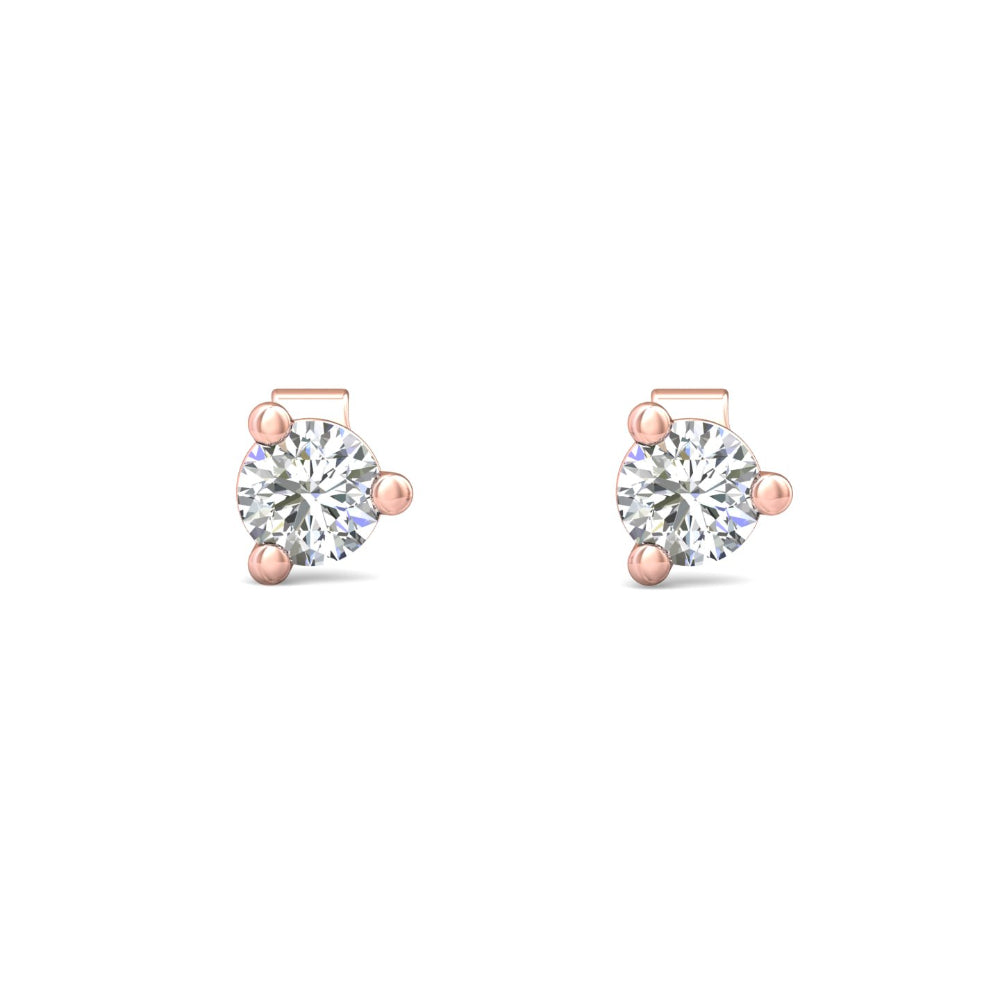 Smyth 18k Gold and Diamond Classic Stud Earrings - Exquisite Jewelry Pieces