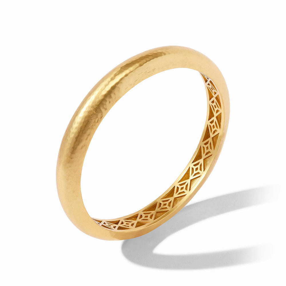 Julie Vos 24k Gold-Plated Havana Elegant Statement Bangle