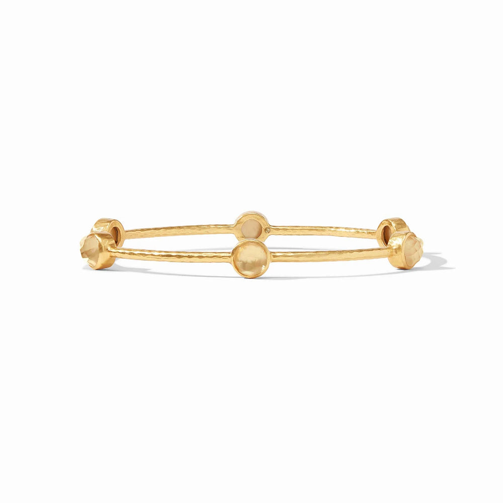 Julie Vos Milano Luxurious Iridescent Champagne Bangle - A Stunning Handmade Jewelry Piece