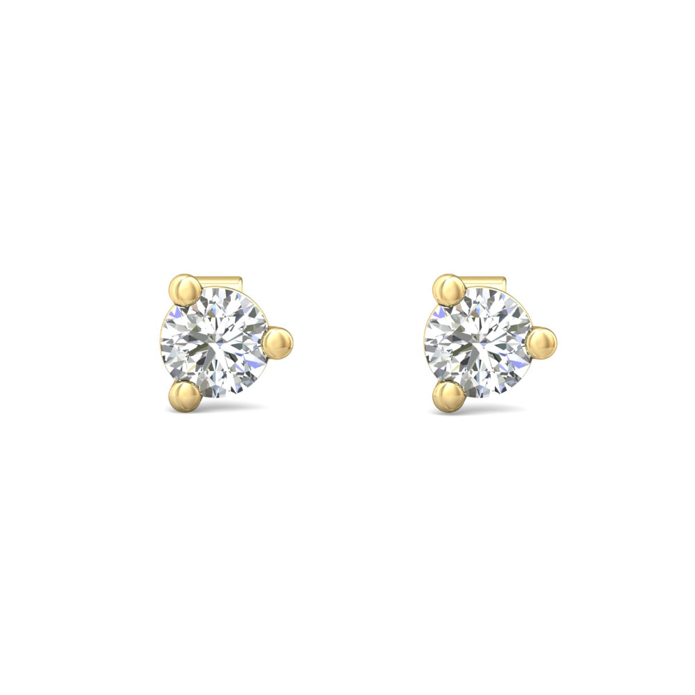 Smyth 18k Gold and Diamond Classic Stud Earrings - Exquisite Jewelry Pieces