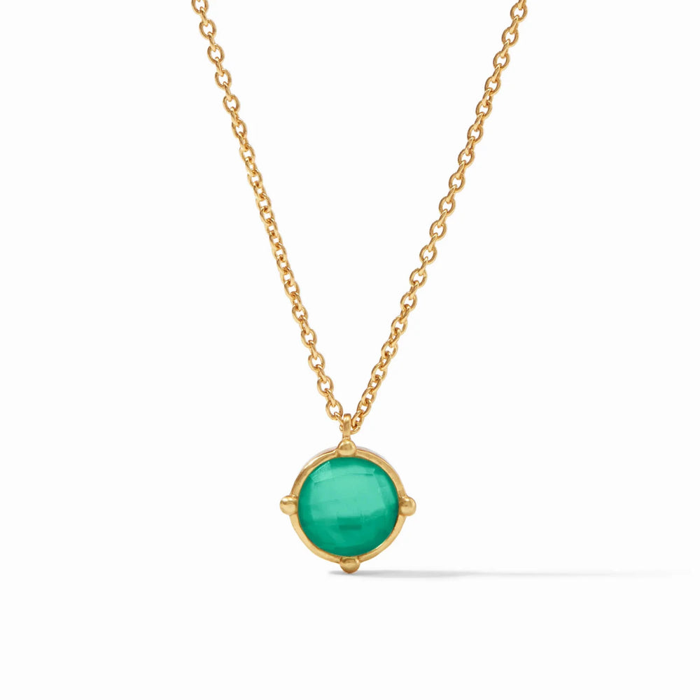 Julie Vos Adjustable Honeybee Solitaire Necklace with 24K Gold Plate