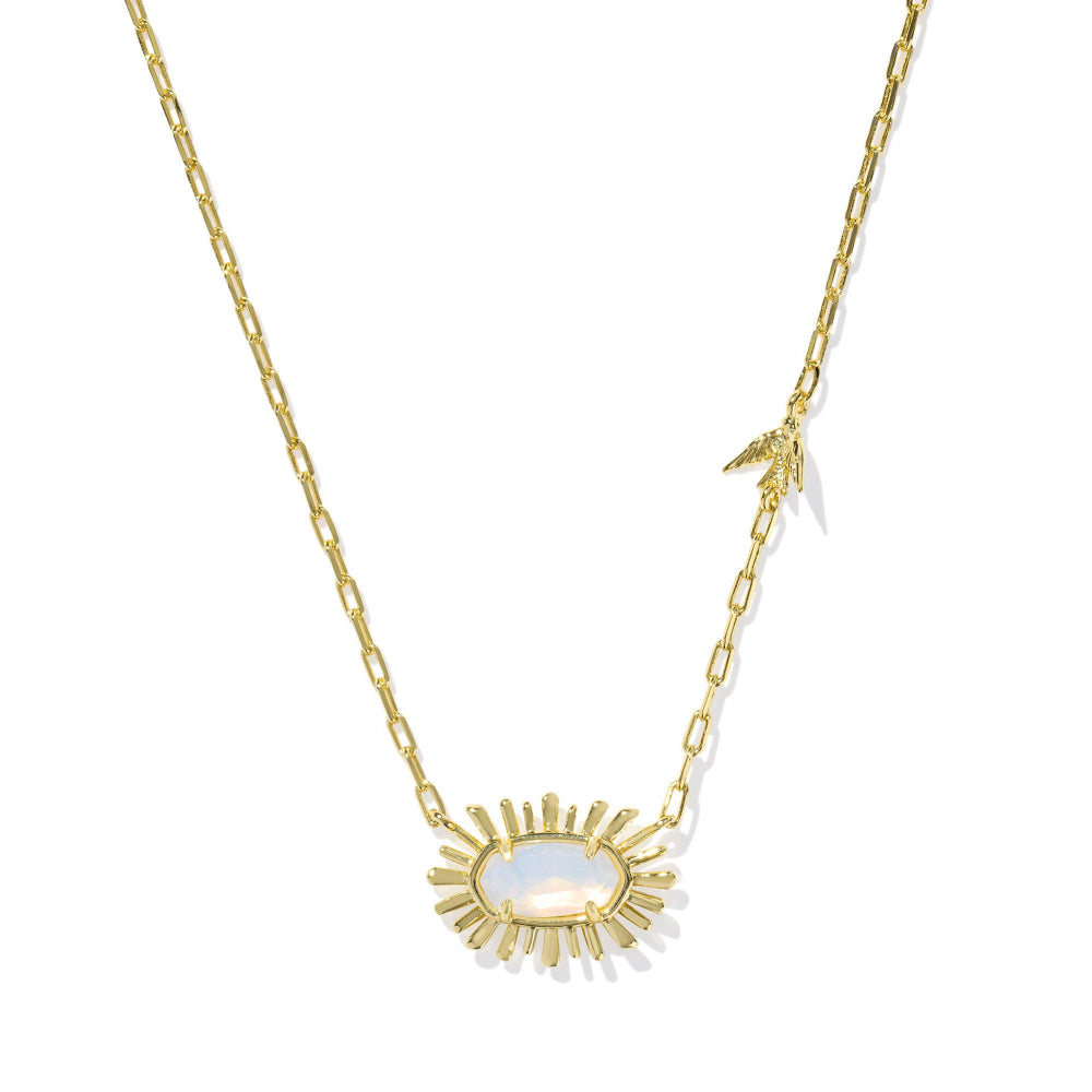 Kendra Scott Gold Elisa Bird Short Pendant Necklace - A Springtime Delight