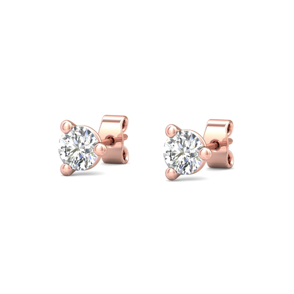 Smyth 18k Gold and Diamond Classic Stud Earrings - Exquisite Jewelry Pieces