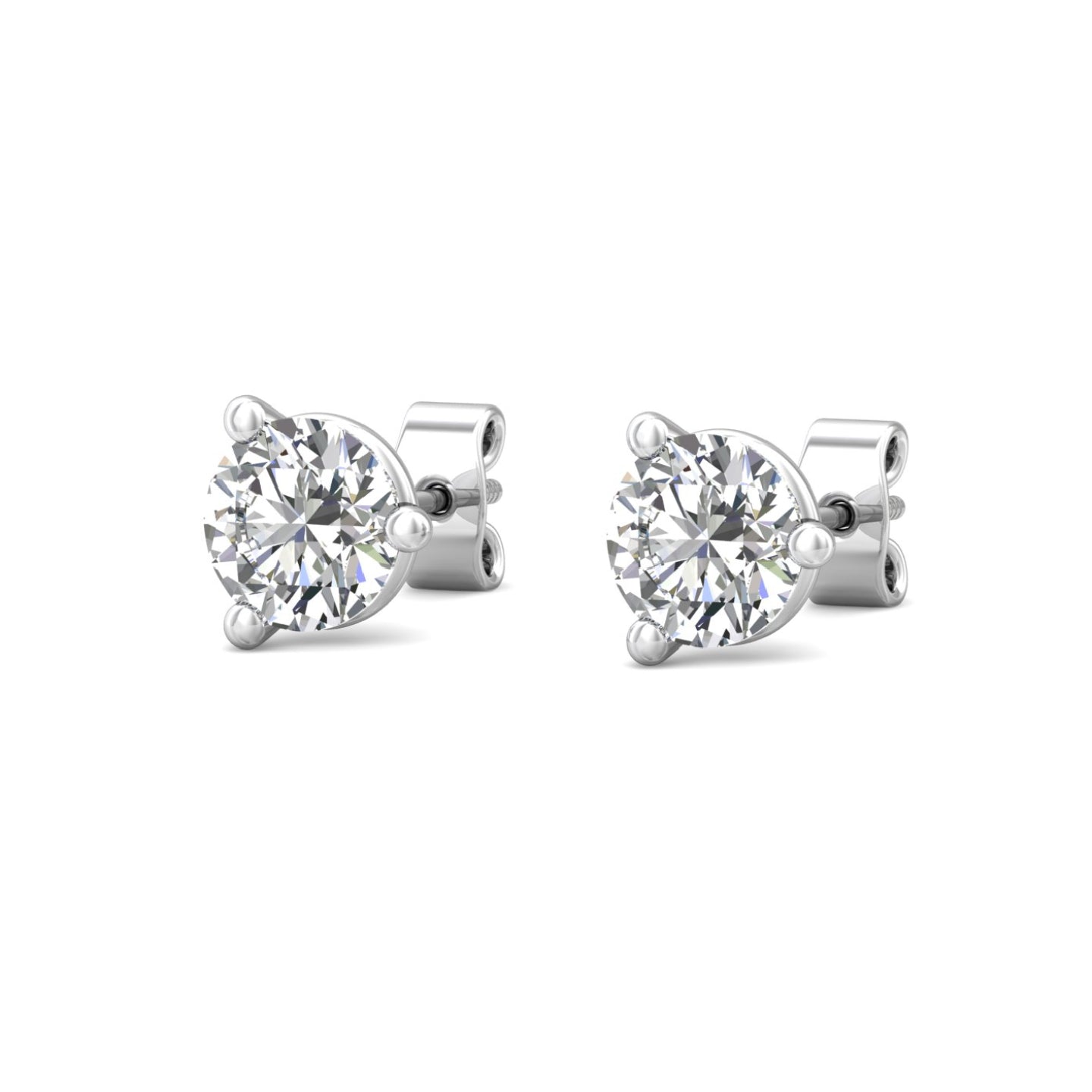 Smyth 18k Gold and Diamond Classic Stud Earrings - Exquisite Jewelry Pieces