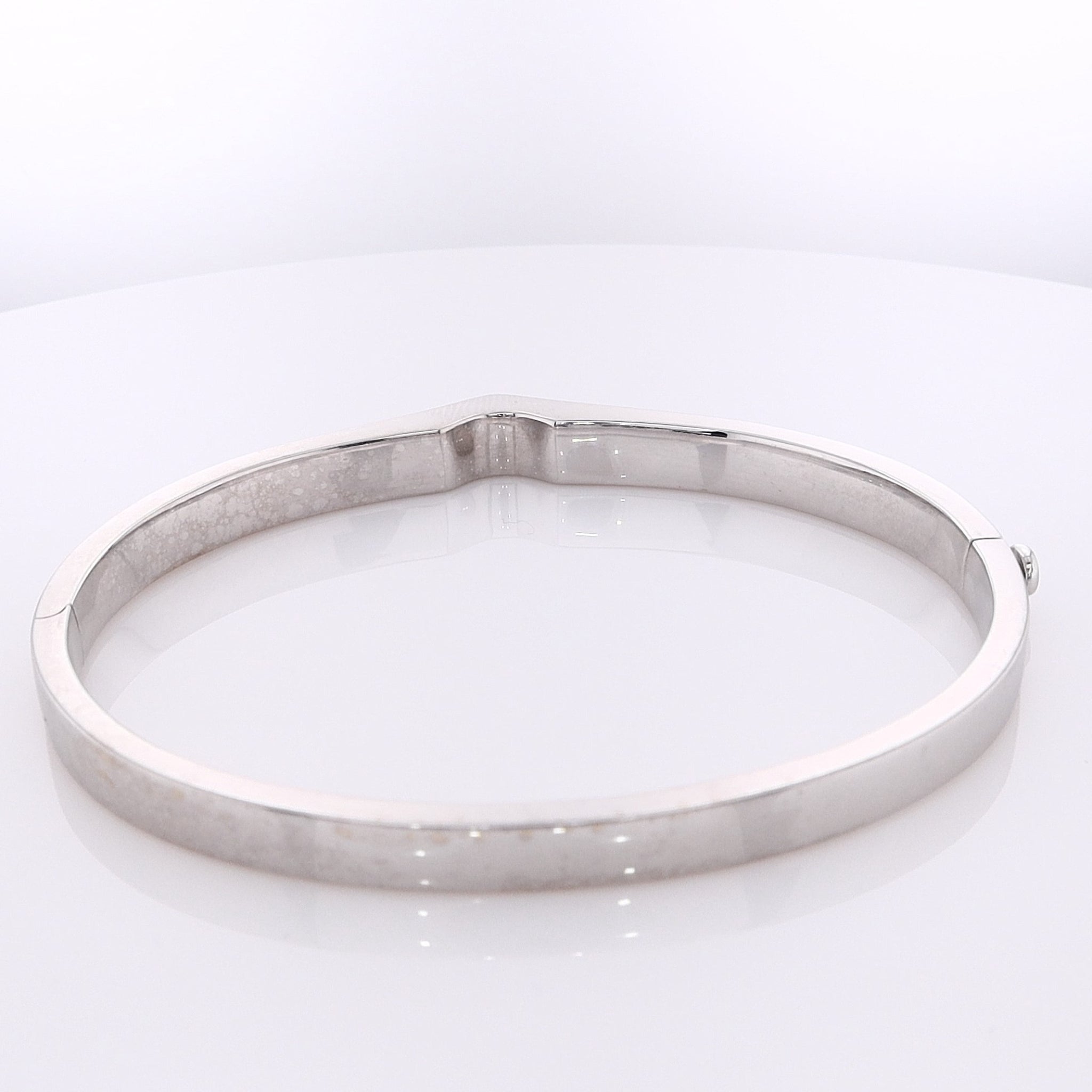 Exquisite 18 Karat White Gold Diamond Bangle Bracelet by Estate Philippe Charriol
