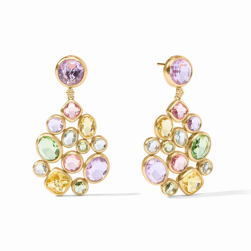 Julie Vos Fashionable Kaleidoscope Style Statement Earrings for Women