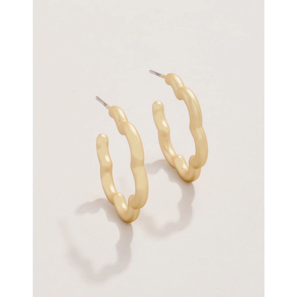 Spartina Fashionable Bubbly Daisy-Style Hoop Earrings for Women
