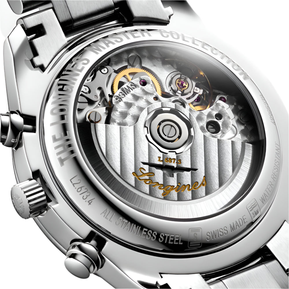 Longines 40mm Automatic Chronograph Moonphase Watch from Master Collection