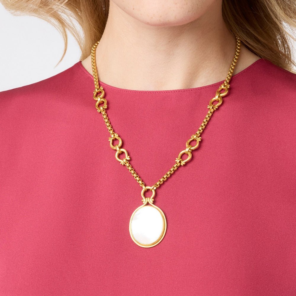 Julie Vos Saratoga Equestrian-Inspired Statement Necklace for Fashionable Women