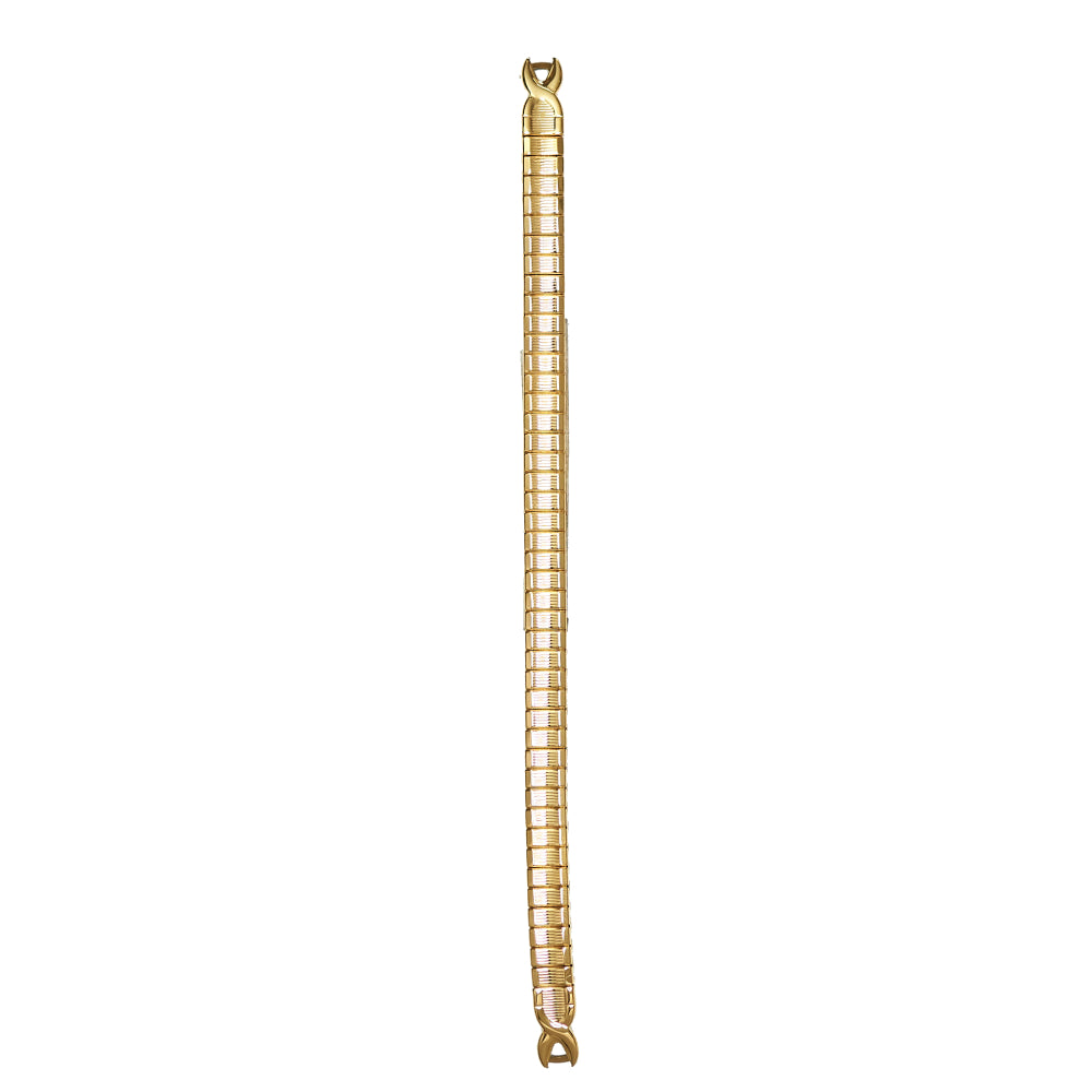 Yellow Ladies' Stainless Steel Flexible Wrist Band